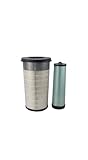 P608116 474-00039 474-00040 Air Filter 4700940 4730939 Compatible with Hitachi Excavator Heavy