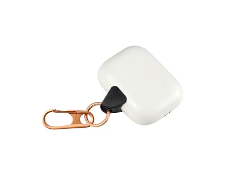 Attache AirPods Pro JURA or rose pour sac et ceinture