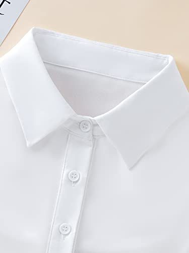 Verdusa Women's Fake Collar Detachable Dickey Collar Half Shirts Blouse2