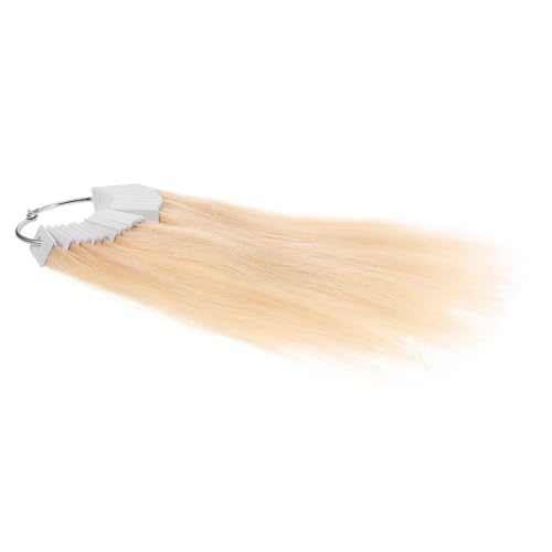 Test de couleur cheveux humains avec 30 mèches naturelles de formation