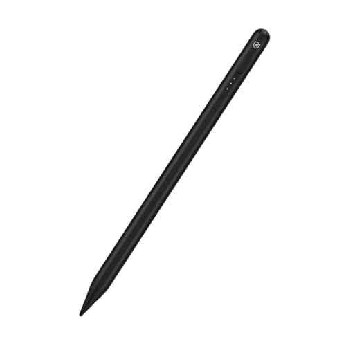 Gshield Caneta Touch Capacitiva Pro com Palm Rejection e Traço Adaptável (Sem Visor, Preta)