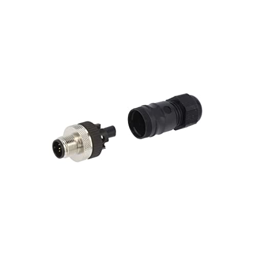 Prise mâle M12 5 broches code A pour réparer câble CANopen DeviceNet