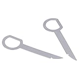 Hecho de metal resistente, duradero, no es fácil de doblar o romper, lo que puede servirle durante mucho tiempo.