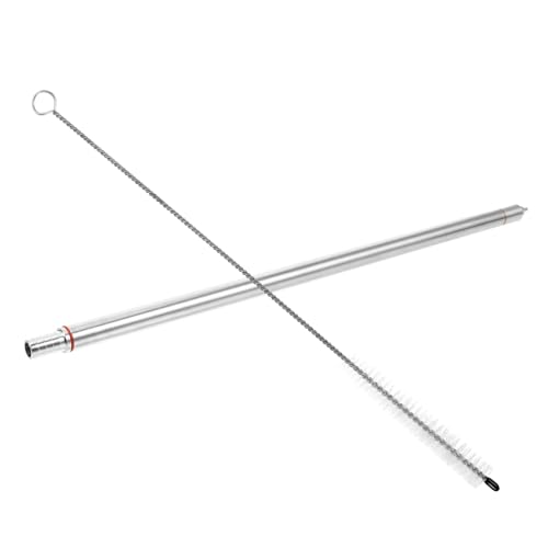 Cabilock Stainless Steel Beer Bottle Filler Wand with Stop Valve Versatile Bottling Tool for Beer and Wine Easy to Use Wine Kit Accessory for Home Brewing