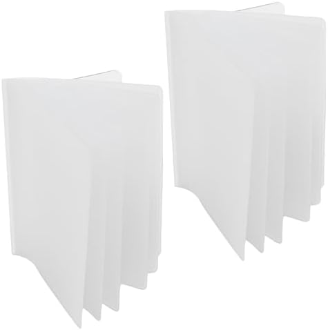 Wallets Set of 2 Clear Premium Quality Wallet Insert from (Trifold 6 Page)