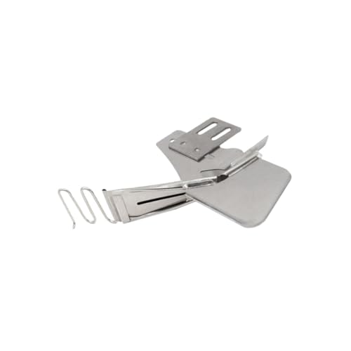 HIAKDOFT Carpeta para Máquina de Coser de Inoxidable Encuadernadora Profesional para Dobladillos y Bias Accesorio Ligero y Portátil para Costura y Acolchado