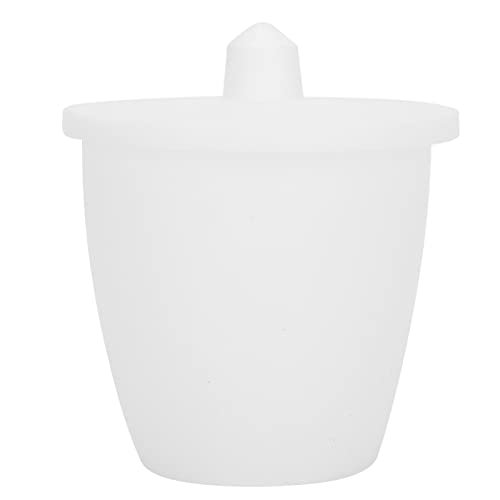 KIMISS - KIMISS Creuset de Laboratoire de Haute pureté, Tasse en PTFE de Forme élevée avec Couvercle, Fournitures Expérimentales, Creuset Durable (30ml)