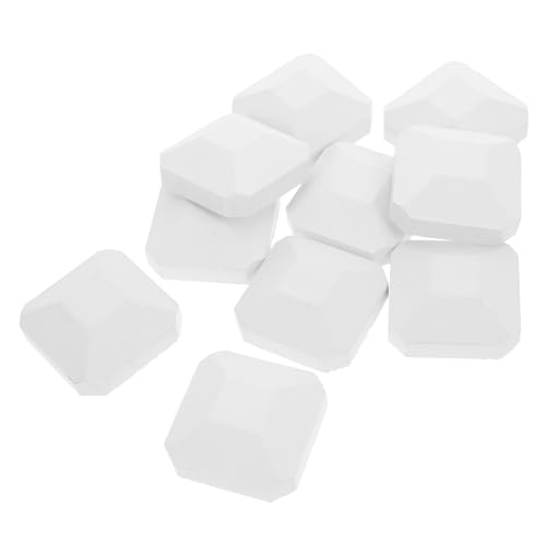 SMASOLO 10 pièces Briquettes de Cordiérite de Remplacement Auto-nettoyantes pour Barbecue Gaz Extérieur Améliorent la Répartition Chaleur Performance pour Camping et Barbecue Gaz