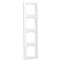 GIRA Serie Standard 55 - reinweiß glänzend (021403) 4-fach Rahmen