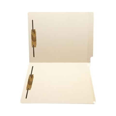 Medical Arts Press Heavy-Duty Poly-Reinforced End-Tab Folders,1/3 Cut, Letter Size, Manila, 50/Box (33064) Cover