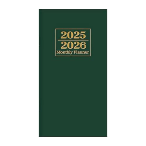 Planificador 2025-2026,2025-2026 Planificador mensual - Programar planificador de cuaderno - Notebook de planificación de bolsillo de 24 meses, portátil para hacer un diario de artículos para la escue