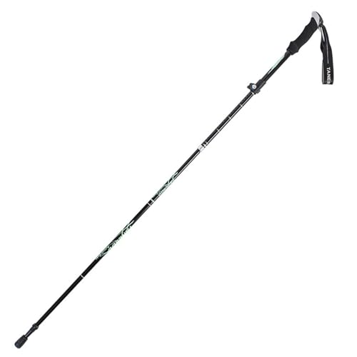 Pole da trekking multifunzionale, leggero palo da trekking pieghevole multifunzionale a 5 sezioni facile da trasportare, adatto per escursioni all'aperto, facile da mettere in borsa