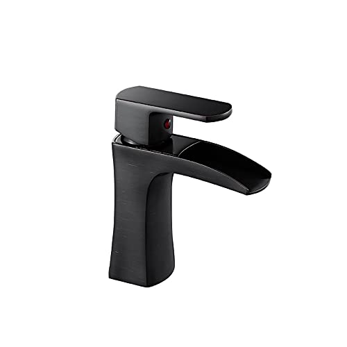 Mitigeur cascade laiton contre la rouille pour lavabo vintage