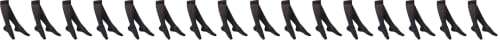 Touch Compression 20-30 mmHg Cotton Socks for Women, Black Herringbone, Large