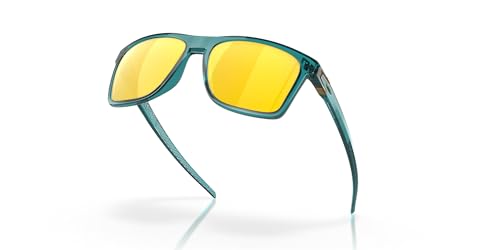 Image of Oakley Sunglasses for Men - OO9100 Leffingwell Rectangular Sunglasses PRIZM Lenses