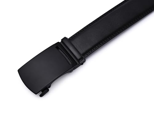 Image of Men's Belt, Ratchet Dress Casual Belt with Adjustable Automatic Buckle Trim to Fit