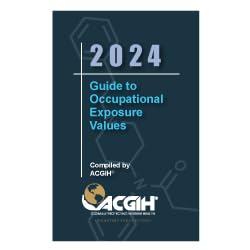 2024 Guide to Occupational Exposure Values: ACGIH: 9781607261674 ...