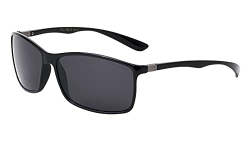 Polarized Flexible Lightweight Sports Sunglasses Bendable TR90 Plastic