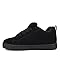 DC Men's Court Graffik Skate Shoe, Black/Black/Black, 6 D D US