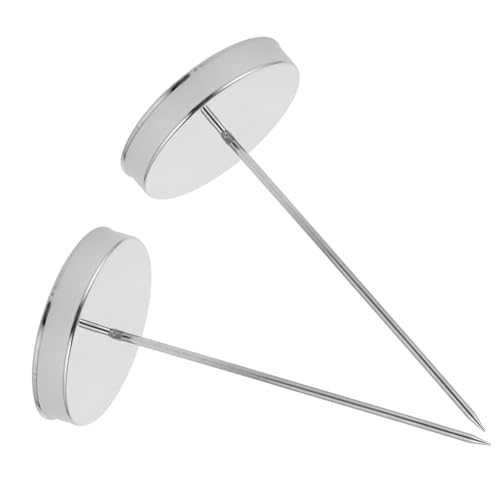 Beaupretty 2個 卓上メモスパイク 領収書整理用製チェックビルホルダー レストラン オフィス 家用伝票収納器