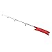 ZJchao Ice Fishing Rod, Small Fishing Rod Fiberglass with Foam Handle for Freshwater Saltwater