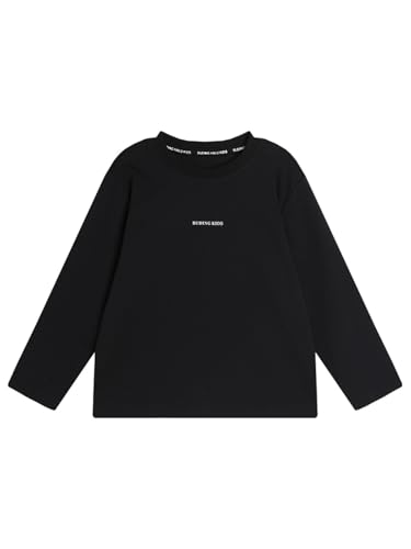 Image of 2026 Premium Girls Long Sleeve Crew Neck T-Shirt, Cotton Blend, Buding Kids Print, Casual Style