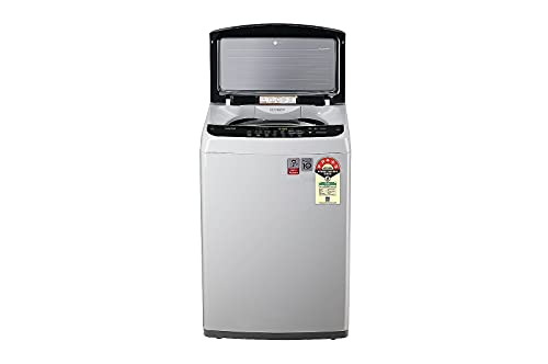 LG 7 kg 5 Star Smart Inverter Technology Fully Automatic Top Load Washing Machine (T70SPSF1ZA, Silver)