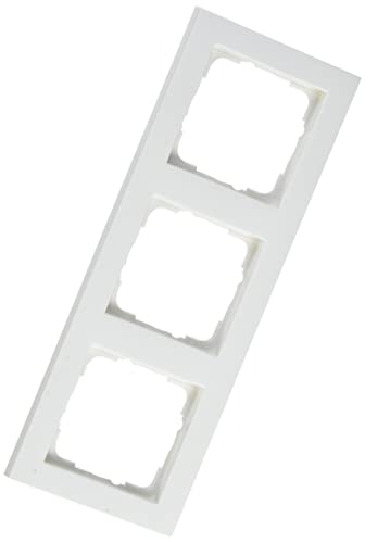 Gira 21322 Rahmen E2 3-fach reinweiß seidenmatt, 021322