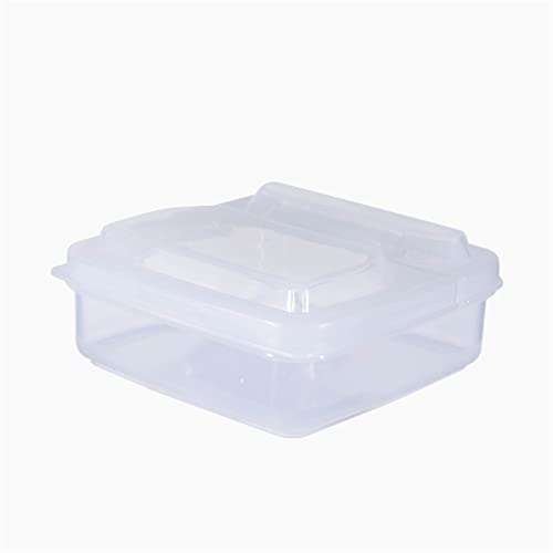 Gigicloud 2 Stück Lebensmittelaufbewahrung Käsebox, Flip-Top-Butterblock, Käse-Scheiben, Aufbewahrungsbox, tragbare Kühlschrank, Obst, Gemüse, Frischhaltedosen mit Deckel Cover