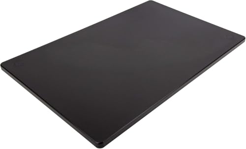 Thirteen Chefs Large 18 x 12 Black Plastic Cutting...