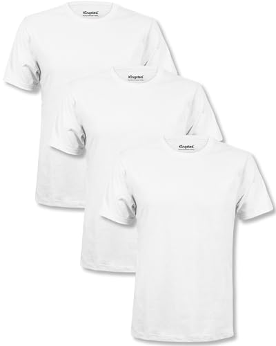 Image of Kingsted T-Shirts for Men Pack - Royally Comfortable - Super Soft Premium Fabric - Well-Crafted Classic Tee