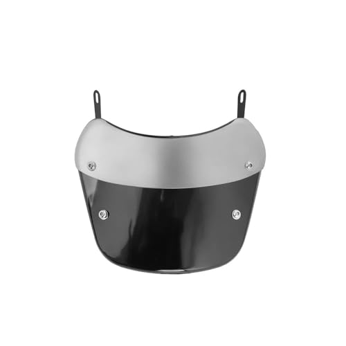 Pare-brise moto extension de bulle noire déflecteur universel rigide