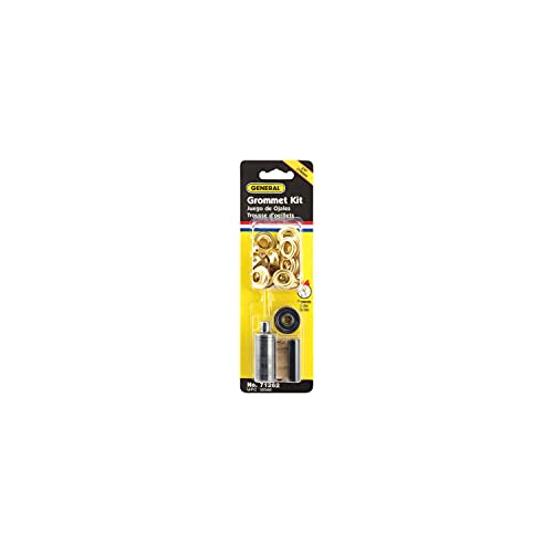 General Tools 71262 3/8 Inch Brass Grommet Kit 12 Count cover