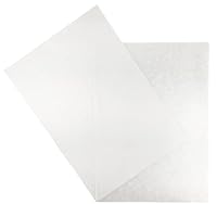 Netuno 50x Pergamentpapier Weiß mit Leinen-Muster DIN A4 210x 297 mm Motiv-Transparentpapier halb durchsichtig transparentes Bastelpapier Dekorpapier mit Muster Designpapier Dekorationspapier dünn