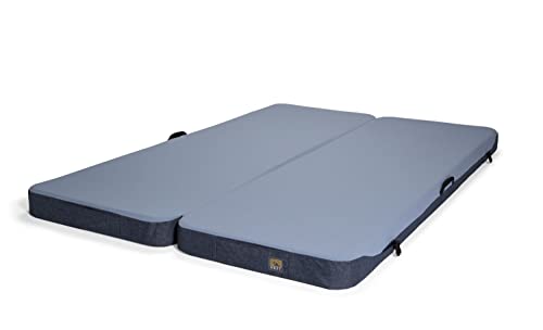 Hest Dually Wide - Portable Camping Mattress, Enhanced Memory Foam, Wide Double Mattress, Sleeps Two, 72" L X 60" W #TOP5