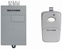 Multi-Code 1011 Single Button Remote with Radio Receiver 24V 300Mhz