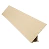 Bird B Gone Bird Slope (48 ft. Kit) – Stone (Tan) 4-Foot Sections – UV Protected & Weather Resistant Physical Barrier for Ledges and Eaves – SLP-STN4