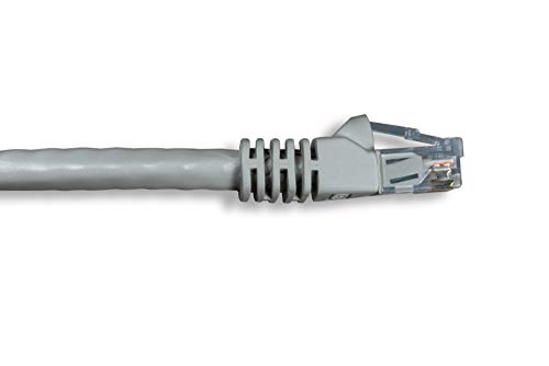 Cablelera ZNWN36GR-10 10 ' Cat 6 UTP Rated 550 MHz Cross Over Patch Cable miniatura 2