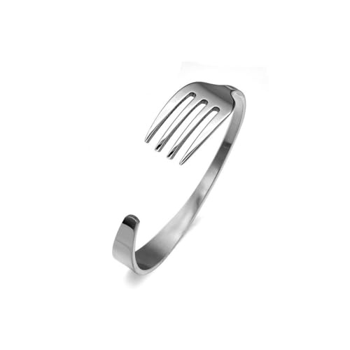 Fork Bracelet for Women Cute Adjustable Fork Bracelet for Mermaid Cosplay Mermaid Accessories Mermaid Costume Accessories for Trips, Cosplay, Halloween