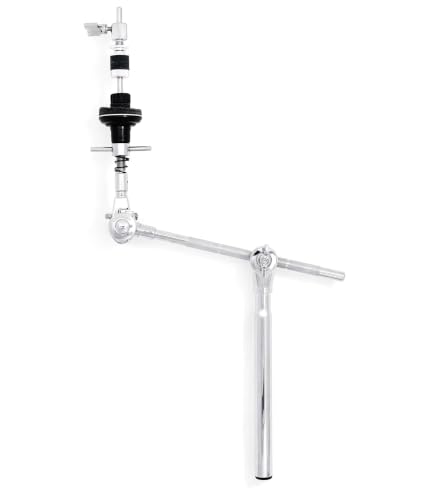 Gibraltar X-Hat Auxiliary Hi Hat Boom Arm, 10' Mini Boom with Brake Tilter and Cymbal Seat Control...