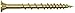 Simpson Strong-Tie WSV2S Strong-Drive WSV SUBFLOOR Screw (Collated) #9 x 2 in. T25, Yellow Zinc (2000-Qty)