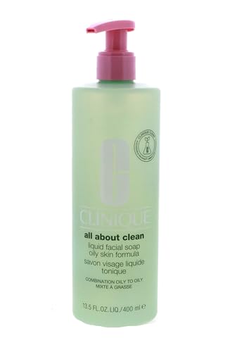 Clinique All About Clean™ Liquid Facial Soap | Gesichtsreiniger | Für ölige Haut & Mischhaut | 400 ml
