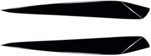 Paupières de phare noir pour Volkswagen Golf 6 2011-2015 bande décorative