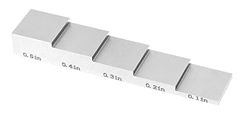 Bloque de calibración escalonado titanio 6AL4V 5 pasos miniatura 1