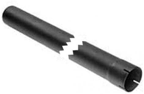 Replacement Exhaust Stack - 3-1/2" x 84" Straight Black fits Exhaust/Clamps/Rain Caps/Stack New