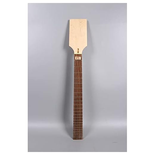 Barítono Guitarra Cuello 24fret 30 pulgadas Maple Rosewood diapasón sin incrustaciones Cabeza de paleta DIY Cuellos de guitarra