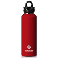 Amazon.com: RevoMax 20oz Insulated Water Bottle, One-Hand