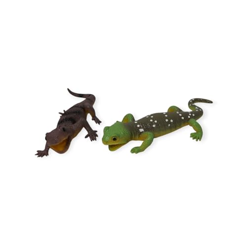 Image of Small Kids Sea & Wild Animal Toys Sets for Fun, Educational, Spark Imagination and Learning (Multi Choice Sets) (Big Lizards) 6pcs