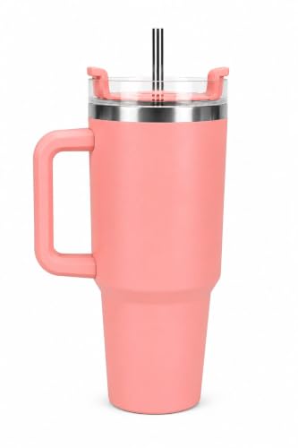 Image of 1200ml Stainless Steel Vacuum Insulated Tumbler | Travel Water Cup (Peach)