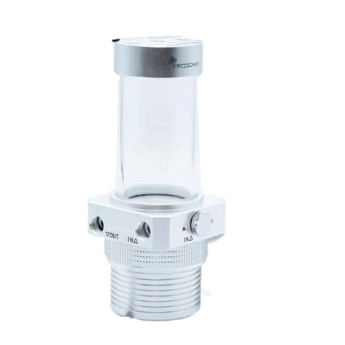 Enfriador de agua PUB-JTD5 con bomba magnética y tanque de aluminio plateado de 200mm